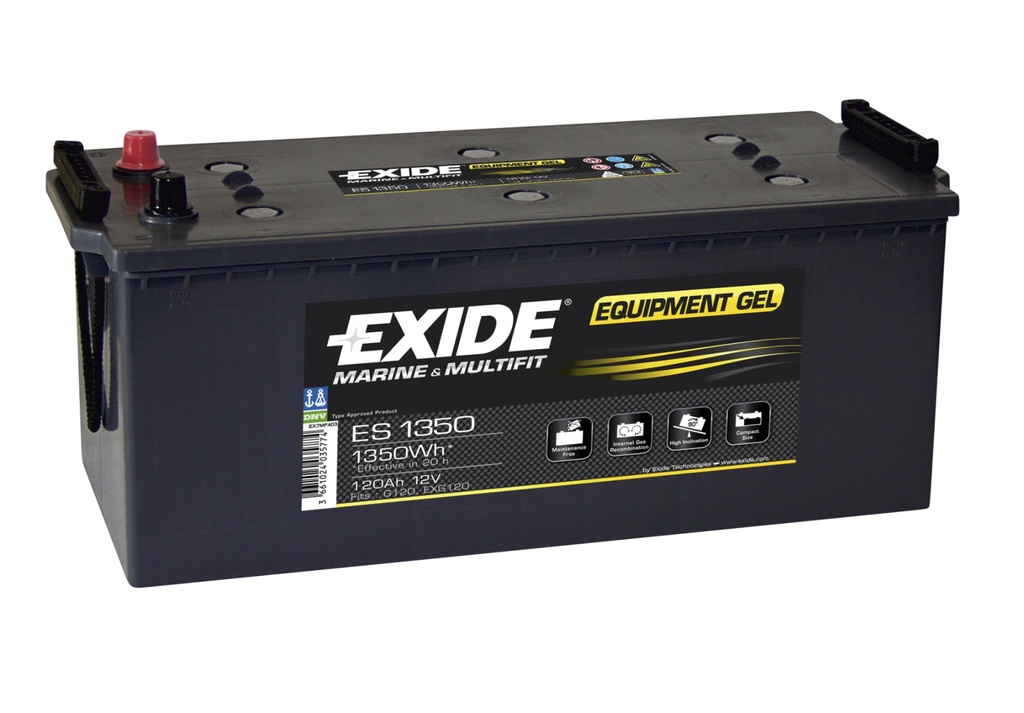Battery Exide 12V-120+D Ah gel trakcijska