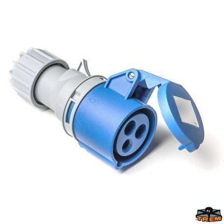 Shore power cable socket 16A