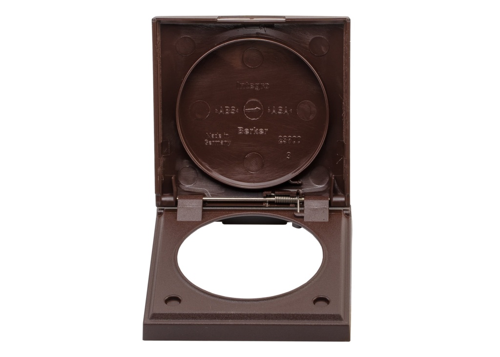Plug cover brown bavaria