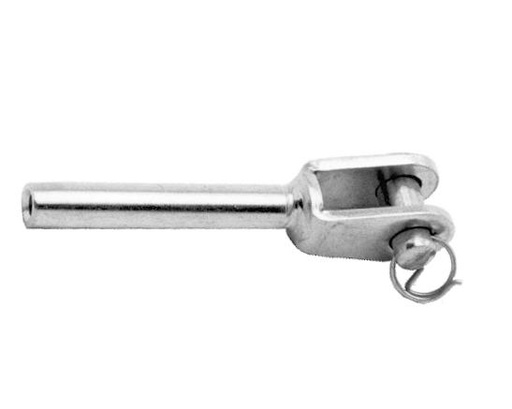 [1121] End A4 5mm for steel rope with fork