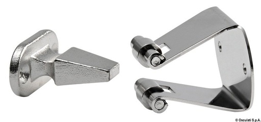 [3288] Držač vrata i poklopaca inox 34x20mm